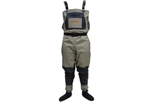 CGW Waders for Men Women, Fishing Waders with Stockingfoot, Chest Waders Waterproof Lightweight Neoprene Waders for Hunting