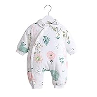 happyday04 Autumn Winter Baby Rompers Clothes Long Sleeves Newborn Boy Girls Thicken Cotton Baby Jumpsuit Baby Clothing