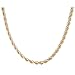 Gold Chain Necklace 18k Gold Plated 3mm Rope Chain Jewelry (20.00)