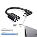 KiWiBiRD 90 Degree USB 3.1 Type C to USB 3.0 A Female Cable Adapter for New MacBook Pro 13/15, Galaxy Note 8/S8/ S8+/S9/S9+ Tab S3, Google Pixel XL, More Type-C Ready Devices [2 Pack]