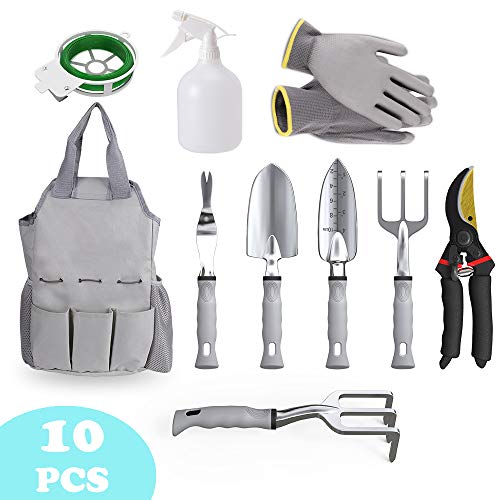 GANCHUN Garden Tools Set,Garden Tool with Garden Digging Claw Gardening Gloves