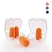 Ear Plugs Set of 2 Individually Packaged Earplugs Pairs 100% Soft Foam Ear Plugs Fit Your Ears Perfectly Hearing Protection for Sleeping, Snoring, Shooting Concerts Musicians Travels (orange)