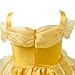JiaDuo Baby Girls' Princess Costume Party Cosplay Dress Up 4 Yellow