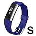 Fitbit Alta Band, UMTELE Soft Replacement Wristband with Metal Buckle Clasp for Fitbit Alta Smart Fitness Tracker, Blue