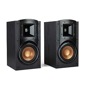 Klipsch Synergy Black Label B-200 Bookshelf Speaker Pair with Proprietary Horn Technology, a 5.25” High-Output Woofer…