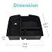 VANJING Center Console Organizer Replacement for 2007-2014 GM Chevy Tahoe Avalanche Suburban 1500 2500 Silverado 1500 2500HD GMC Sierra 1500 2500 HD Yukon XL Storage Insert Tray with A Cleaner Brush