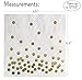 paper napkins disposable party napkins eco friendly and recyclable gold dot white napkin 50 x 3 ply luncheon 6.5 x 6.5 inch
