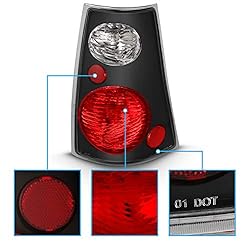 AmeriLite Black Replacement Brake Tail Lights Set