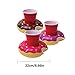 Miraclekoo Inflatable Pool Party Drink Floats Cup Holders Coasters Swimming Drink Holder - Fruits, Donuts, Flamingo , Palm (Set of 7)