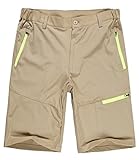 LOHASCASA Men's Outdoor Sports Quick Dry Elastic Waist Work Shorts