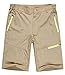 LOHASCASA Men's Outdoor Sports Quick Dry Elastic Waist Work Shorts