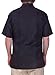 Squish Cuban Style Guayabera Shirt / Black - Large