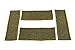 War World Gaming Dirt Road Junction, Straight & Curved Sections Full Set of 10 – 28mm Wargaming Scenery Terrain Model Diorama