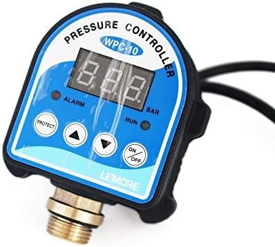CUSODI | Pumps | Digital Pressure Control Switch WPC|10,Digital Display WPC 10 Eletronic Pressure Controller for Water Pump with G1/2" Adapter