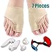 Seaside Brother Bunion Corrector & Bunion Relief Protector Sleeves Kit - Treat Pain in Hallux Valgus, Big Toe Joint, Hammer Toe, Toe Separators Spacers Straighteners Splint Aid Surgery treatment-7Pcs