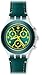 Swatch Coleslaw Chronograph Teal Plastic Mens Watch SVCK4070