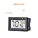 6 Pack Mini Small Digital Electronic Temperature Humidity Meters Gauge Indoor Thermometer Hygrometer LCD Display Fahrenheit (℉) for Humidors, Greenhouse, Garden, Cellar