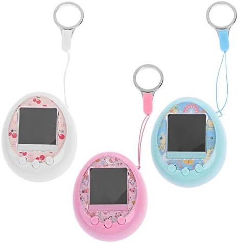 ICCQ Nostalgic 90S Tamagotchi Virtual Cyber Pet Toy, Funny Digital HD Color Screen, Electronic Game Toy for Children Ages 6 and Up (White)