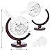 NEX Whiskey Decanter Globe Set, Etched World Globe, Crafted Glass Sailing Shipe, 1000ml Capacity, Ice Tongs, Whiskey Stones, Home Bar Liquor Decoration, Alcohol Gifts for Father& Husband