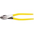 Klein Tools D2000-49 Pliers, Made in USA, Diagonal Cutting Pliers with Heavy-Duty Cutting Knives, Short Jaws and Dual Material Grips, 9-Inch