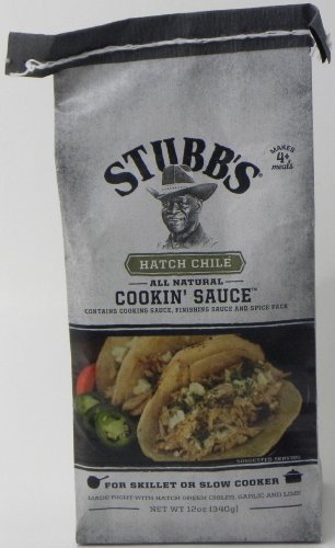Stubb's Hatch Chile Cookin Sauce, 12 Ounce - 6 per case. by