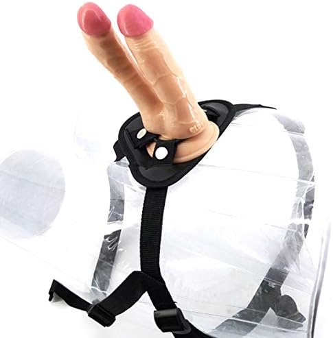 TTOOA Perfect Size Double Strapon Harness Strap ons Funny Toys for Lesbian Pants Strap On Strapless - Flesh