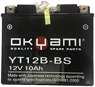 Okyami YT12B-BS YT12BBS Battery