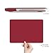 IBENZER Compatible with MacBook Pro 13 Inch case A1278 Release 2012-2008, Plastic Hard Shell Case with Keyboard & Screen Cover for Apple Old Version Mac Pro 13 with CD-ROM, Wine Red, P13WR+2