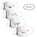 C.A.Z 4 PCS Anti-Dust Cute Mouth Face Mask Anime Fashion Kaomoji Kawaii