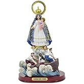 Caridad Del Cobre Statue Virgen Caridad Del Cobre Our Lady of Charity Virgin Figurine (5 Inches)