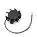 T124010DL For ASUS HD4550 HD5570 37mm DC12V 0.1A 2pin Graphics Card fan