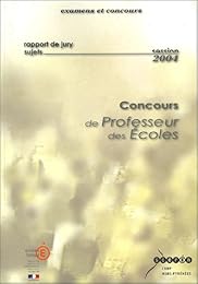 Rapport de jury du concours de professeur des écoles