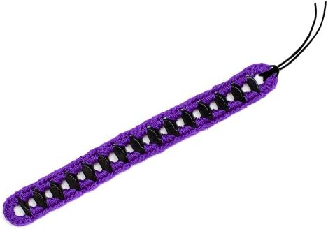 Surf Bandz Recycled Soda Pop Tab Bracelet - Purple on Black