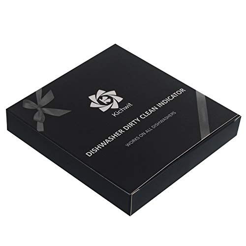 Kichwit Dishwasher Clean Dirty Dishwasher Sign, Works on All