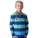 Leo&Lily Big Boys' Kids Yarn Dyed Polo Shirts Chambary CollarsT-Shirt