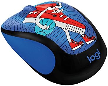 Logitech M238 Wireless Mouse, Doodle Collection with 15 Premium Stickers, 12-Month Battery Life for Windows, Mac, Chrome OS and Linux -Multicolor - Image 3