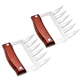 NUOSEM Bear Paws Shredder Claws -Barbecue Paws Shredding Handling & Carving Food Claw Handler Set BBQ Grill Tools For Carving, Handling, Lifting