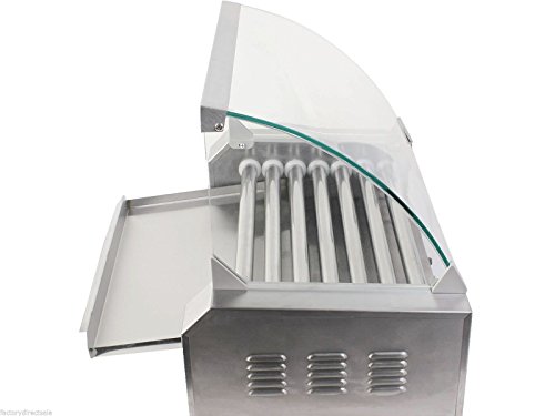 18 Hot Dog 7 Roller Grill Cooker Commercial Machine