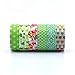 Floral natural dot washi tape,Set of 6 rolls
