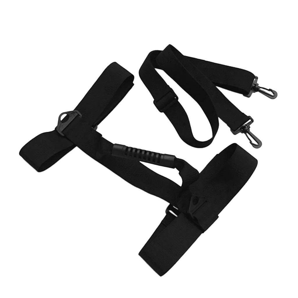 Sharplace Scuba Diving Dive Cylinder Bottle Holder Shoulder Transport Carry Strap with Handle Easy Attach