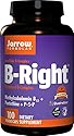 Jarrow Formulas B-right Complex, Supports Engery, Brain and Cardiovascular Health, 100 Veggie Caps