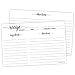 321Done Recipe Cards (Set of 50) 4x6 Large White - Black and White Minimalist for Weddings, Bridal Shower - Double-Sided - Made in USA