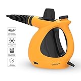 Handheld Steam Cleaner, Ymiko Multi-Purpose Pressurized Steam Cleaner with 9-Piece Accessories for Stubborn Stains Removal in Bathroom, Kitchen, Surfaces, Floor, Carpet & Much More