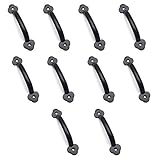 T Tulead 10PCS Light Duty Black Cabinet Door Handle