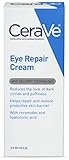 CeraVe Eye Repair Cream 0.5 oz for Dark Circles Under Eyes and Puffiness