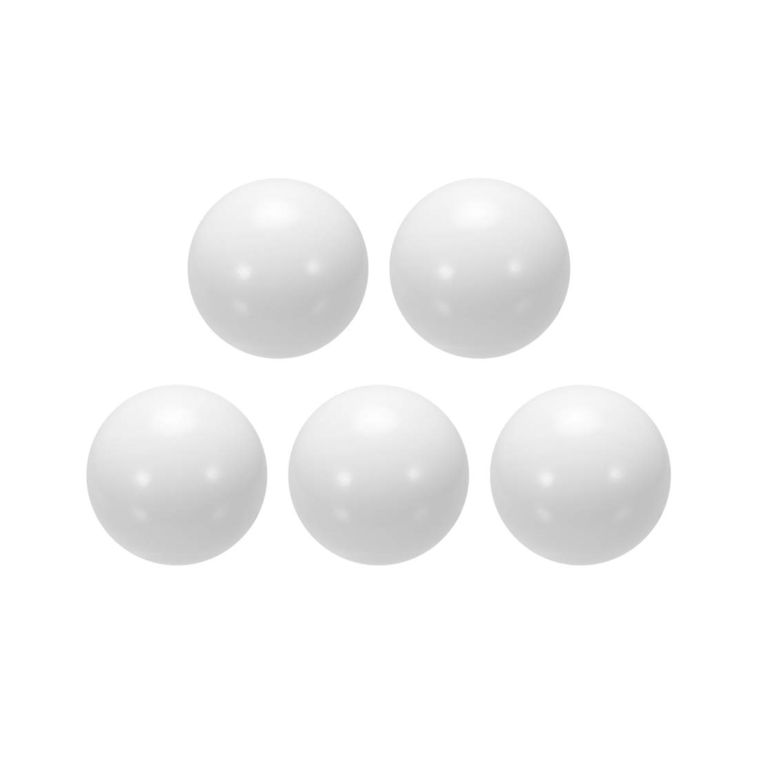 sourcing map 1-inch POM Coin Ring Making Balls, Plastic Bearing Ball 5pcs