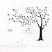 Large Family Tree Wall Decal Decor-Family Picture Frames Wall Decal, Vinyl Tree Photo Frames Wall Stickers for Living Room Bedroom Home Decor