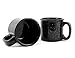 Marble Creek Ceramic Campfire Mug, 15oz - Set of 4 (Black)