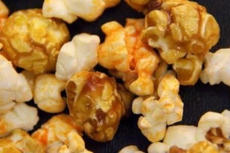 Cornology’s 100% Non-GMO Corn Gourmet Popcorn: C Squared = Caramel & Double Cheddar Cheese - 7 Cup Bag