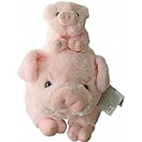 Exceptional Home Pigs Plush Stuffed Animals Set. 18 inch Pig with Baby Piglet. Kids Toys Gift Pig Animal Stuff